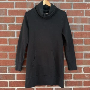Cutter And Buck High Neck Sweater Dress Black Size M - Picture 1 of 6