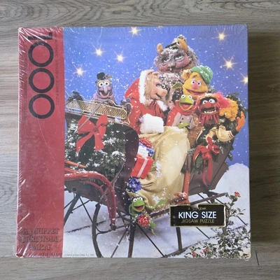 Springbok MUPPET A Muppet Christmas Party 1000 Piece Puzzle SEALED/COMPLETE - Image 1 of 4