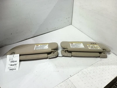 Tan Pair Sun Visors w/Lighted Mirrors from 2013 Ford Expedition 10921237 - Image 1 of 4