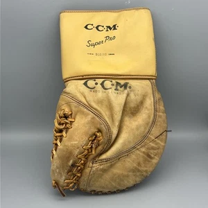 Guante de hockey de portero CCM Super Pro 505111 de colección años 60’s/70’s solamente - Imagen 1 de 11