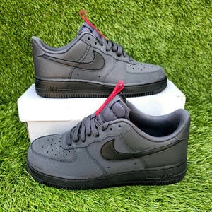 Nike Air Force 1 07 Low Anthracite Black Size 7.5 UK 42 EU BRAND NEW - Picture 1 of 14