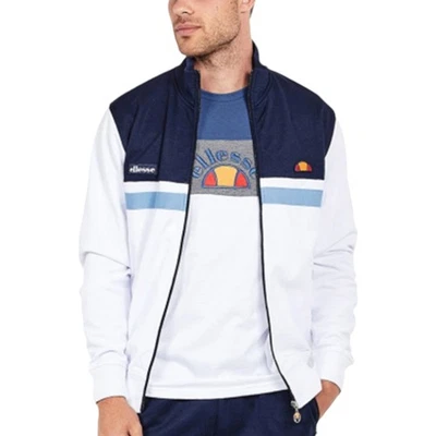 ELLESSE TRANSIMENO 2 SHW04349 Mens Track Top Sweatshirt Pullover Training Jumper - Image 1 of 4