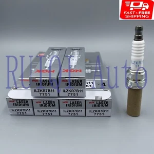 6PCS NGK 7751 ILZKR7B11 Genuine Authentic Laser Iridium and Platinum Spark Plugs - Picture 1 of 4