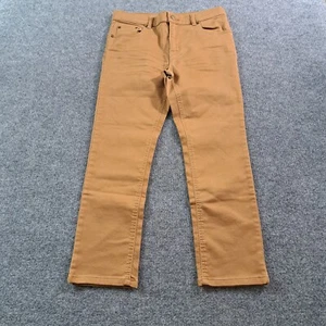 Wonder Nation Boys Jeans Size 10 Brown Stretch Denim Adjustable Slim Husky 28x24 - Picture 1 of 11