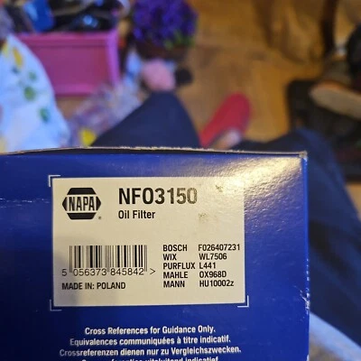 Nf03150 Napa Oil - Image 1 of 2