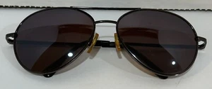 Vintage 1980’s Classic Aviator Pilot Style Sunglasses Brown Lens 150mm - Bild 1 von 8