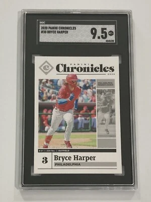 2020 Panini Chronicles #30 Bryce Harper SGC 9.5 Mint+ - Image 1 of 2