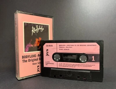 Klaus Schulze BODY LOVE II Cassette ZCI 9510 **UK 1ST ISSUE 1977** PINK LABEL - Image 1 of 4