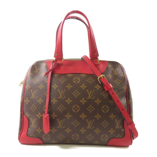 LOUIS VUITTON（LV） Borsa a tracolla Louis Vuitton LV GHW Retiro 2 vie M40546 monogramma marrone rosso