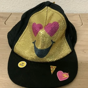 ๐ Emoji Nations Smile Sequin Girls Ball Hat Adjustable - Picture 1 of 3