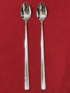 WMF Cromargan Spoons 8 1/2" Set Of 2 Stainless Long Handle Iced Tea Beverage - Imagen 1 de 6