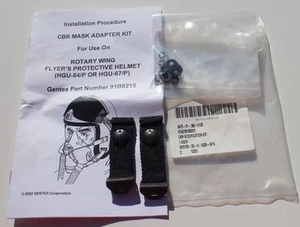 NUEVO GENTEX CBR Máscara Adaptador Kit de Modificación HGU-84/P HGU-67/P Volante Casco - Imagen 1 de 7