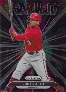 Joey Votto 2022 Prizm Baseball Fearless Red Prizm #FL-17 - Cincinnati Reds - Picture 1 of 3