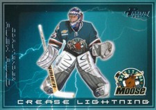 2003-04 Pacific AHL CREASE LIGHTNING #4 ALEX AULD - Manitoba Moose