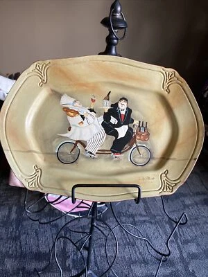 PLACA DE DISEÑO TAM SAN CON CHEF Y MATER D FIRMADA Foto 1 de 4