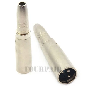 3-Pin XLR Male to 1/4" 6.35mm Mono Female Jack Audio Cable Mic DJ PA Adapter - Picture 1 of 1