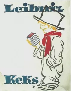 Original vintage poster LEIBNIZ KEKS GERMAN CRACKERS c.1920 - Picture 1 of 1