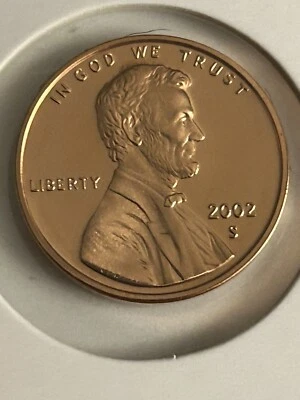 2002 S Proof Lincoln Memorial Cent Uncirculated US Mint (#89) - Image 1 of 2