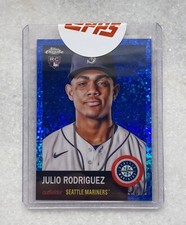 JULIO RODRIGUEZ 2022 Topps Chrome Platinum Annivrsy  RC Blue Mini Dia /199 MINT