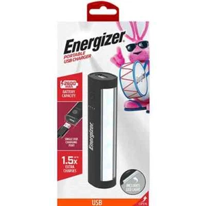 New Energizer Portable Backup Battery USB Charger w/LED Light 2600 mAh - Picture 1 of 1