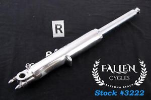 1998 Harley Road Glide Touring 41mm CHROME Right Front Fork 45833-97 *PEELING