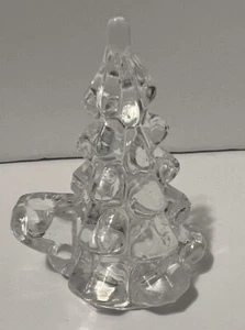 New Old Stock - Biedermann - Glass Christmas Tree Candle Holder - Picture 1 of 7