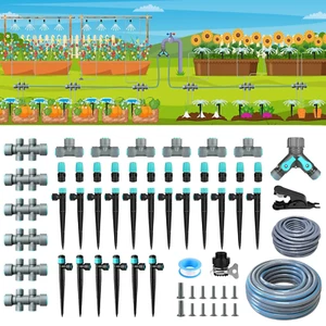 230FT Drip Irrigation System Kit with Quick-Connect System, Repeatable Assembly - Picture 1 of 13