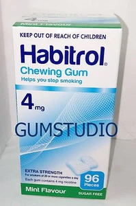 Habitrol Nicotine Gum 6 Boxes 4mg MINT 576 Pieces Fresh 5/2026 - Picture 1 of 1