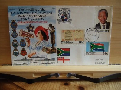 1995 South Africa Lady in White Monument RNSC(6)15  Mandela FDC! - Image 1 of 4