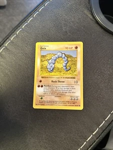 Pokémon TCG Onix Base Set 56/102 Regular Shadowless Common - Picture 1 of 2