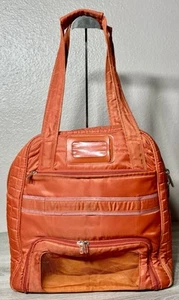 Lug Puddle Jumper Schulter gesteppte Reisetasche/orange Fitnessstudio Reise Organizer Tragetasche - Bild 1 von 19