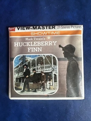 Viewmaster Huckleberry Finn Mark Twain 1973 GAF B343  Reels set SEALED - Image 1 of 2