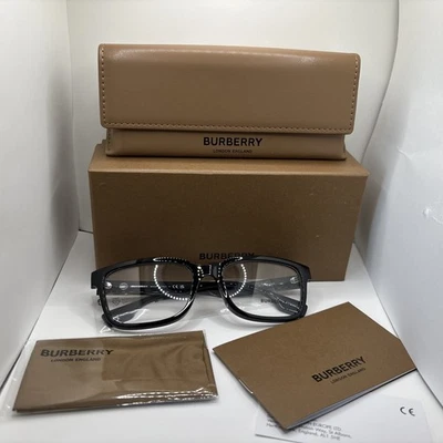 Burberry BE2379U CHARLIE Eyeglasses Frame Men's Black & ORANGE Square Shape 57mm - Image 1 of 4