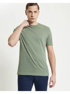 Camiseta Ben Sherman Signature Logo Caqui Pálido 1012849 - Imagen 1 de 3