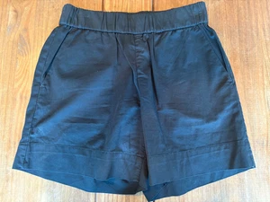 Pantaloncini Everlane cotone biologico nero donna nuovi senza etichette taglia 2 - Foto 1 di 9