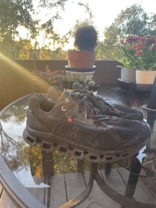 On Cloud Cloudrunner Athletic Running Shoes Sneakers Black Women Sz 6.5 Cloudtec - Picture 1 of 10