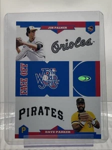 2004 DONRUSS 76TH WORLD SERIES FACE OFF JIM PALMER DAVE PARKER /500 - Picture 1 of 2