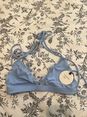 Tularosa Swim Blue Top Bikini Small - Image 1 of 4