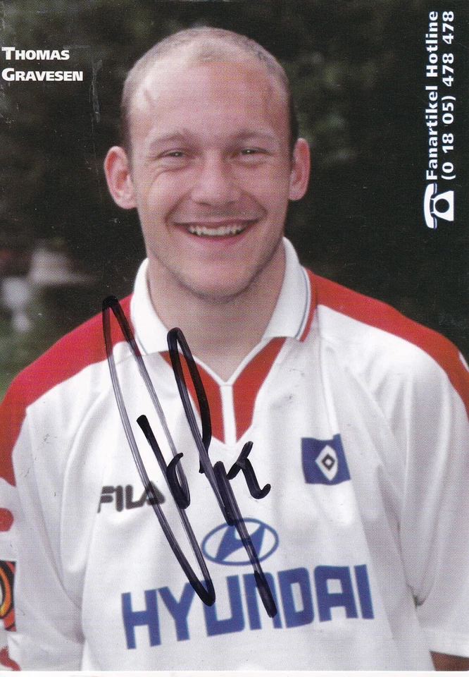 Autogramm - Thomas Gravesen (HSV) - 1998/1999 - Bild 1 von 1
