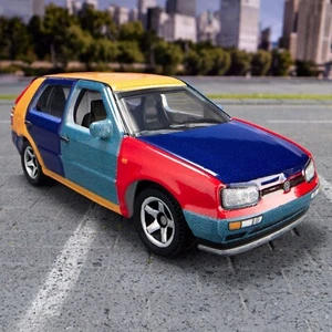 2023 Matchbox Collectors 1995 Volkswagen Gold Mk3 Harlequin. First Edition.HWX70 - Picture 1 of 19
