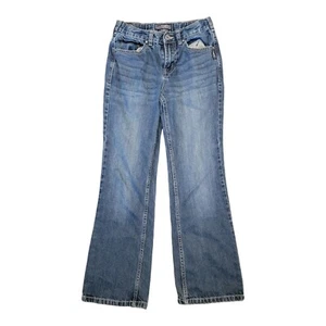 Silver Zane Jeans Youth Size 12 Adjustable Waist Blue - Picture 1 of 6