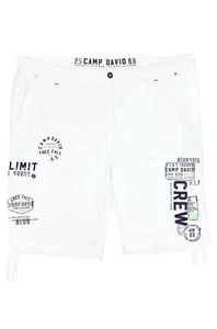 Camp David Cargo Pantaloncini Base Jumpings Bermuda Pantaloni Corti Uomo Cotone - Picture 1 of 4