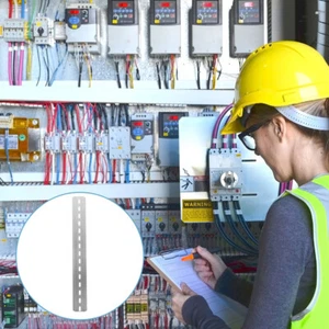 3pz Ricambio Binario Elettrico Din Acciaio Inox Din Rail Metallo Din Rail - Foto 1 di 12