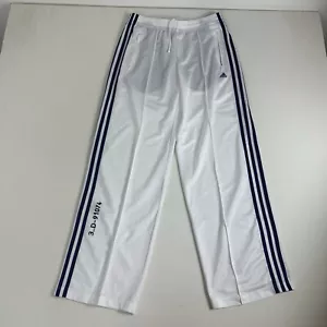 Vintage Adidas Beckenbauer 3D-91074 Track Pants Womens M Drawstring Baggy White - Picture 1 of 10