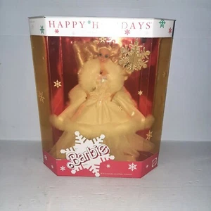 1989 Happy Holidays Barbie Special Edition #3523 w Keepsake Ornament Mint in Box - Picture 1 of 12