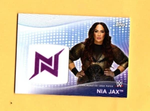 PARCHE CON LOGOTIPO DE LUCHA LIBRE DE MUJER NIA JAX 2021 TOPPS WWE 048/199 - Imagen 1 de 2