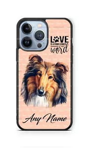 Custom Dog Collie Cute Face Personalized Phone Case Cover fits iPhone Samsung - Picture 1 of 10