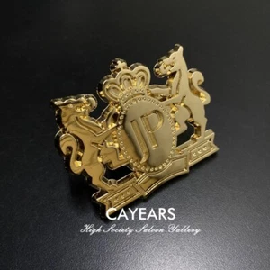 JDM Cayears Produce Lujo Insignia Dorada Emblema Uso Para Nudo JP Fusa Kiku Regalo - Imagen 1 de 12