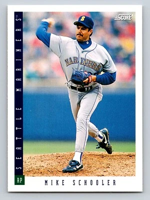Mike Schooler 1993 Score #544 Seattle Mariners - Image 1 of 2