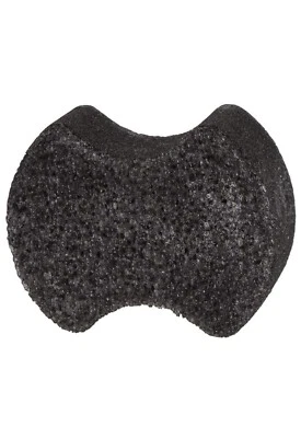 Charcoal Pedi Scrub Foot Buffer Sea Salt Eucalyptus Scented 2 per Pack Foto 1 de 3